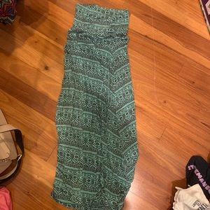 Maxi tribal blue skirt